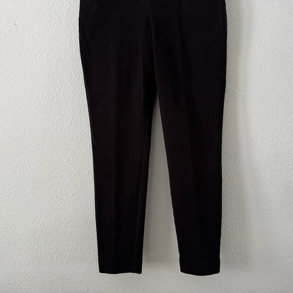Black Straight Trouser Pants Professional Office Workwear Staple Size 3/4 Clasp - Picture 5 of 9